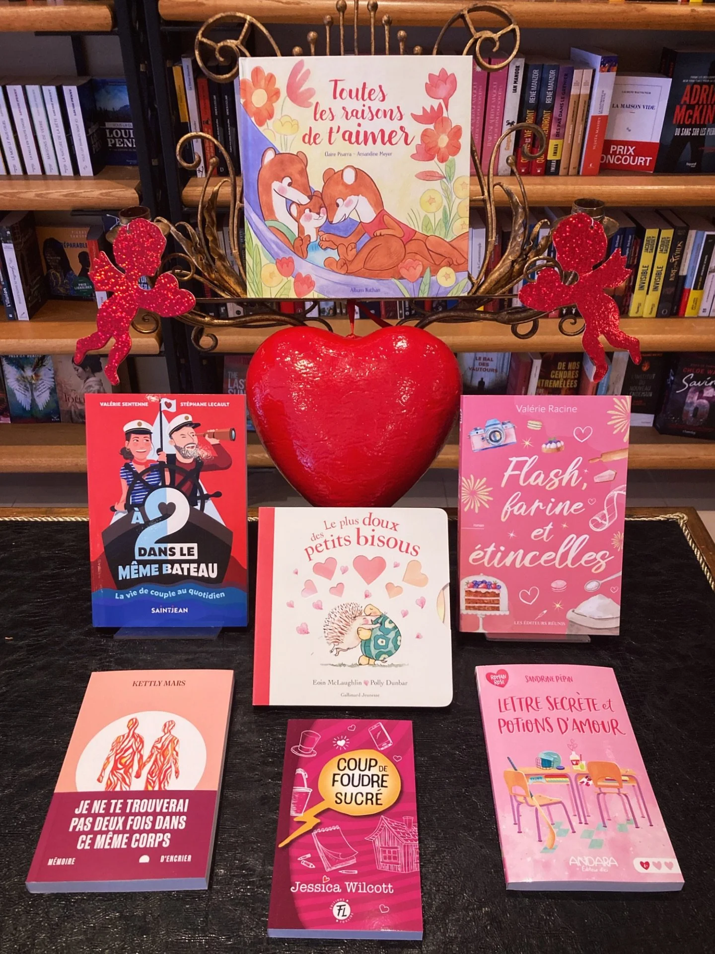 Joyeuse Saint-Valentin! 💌❤️

C&rsquo;est le moment id&eacute;al de l&rsquo;ann&eacute;e pour partager l&rsquo;amour avec toutes les personnes ch&egrave;res &agrave; notre c&oelig;ur! 🥰

Voici quelques lectures pour jeunes et moins jeunes :
- Toutes