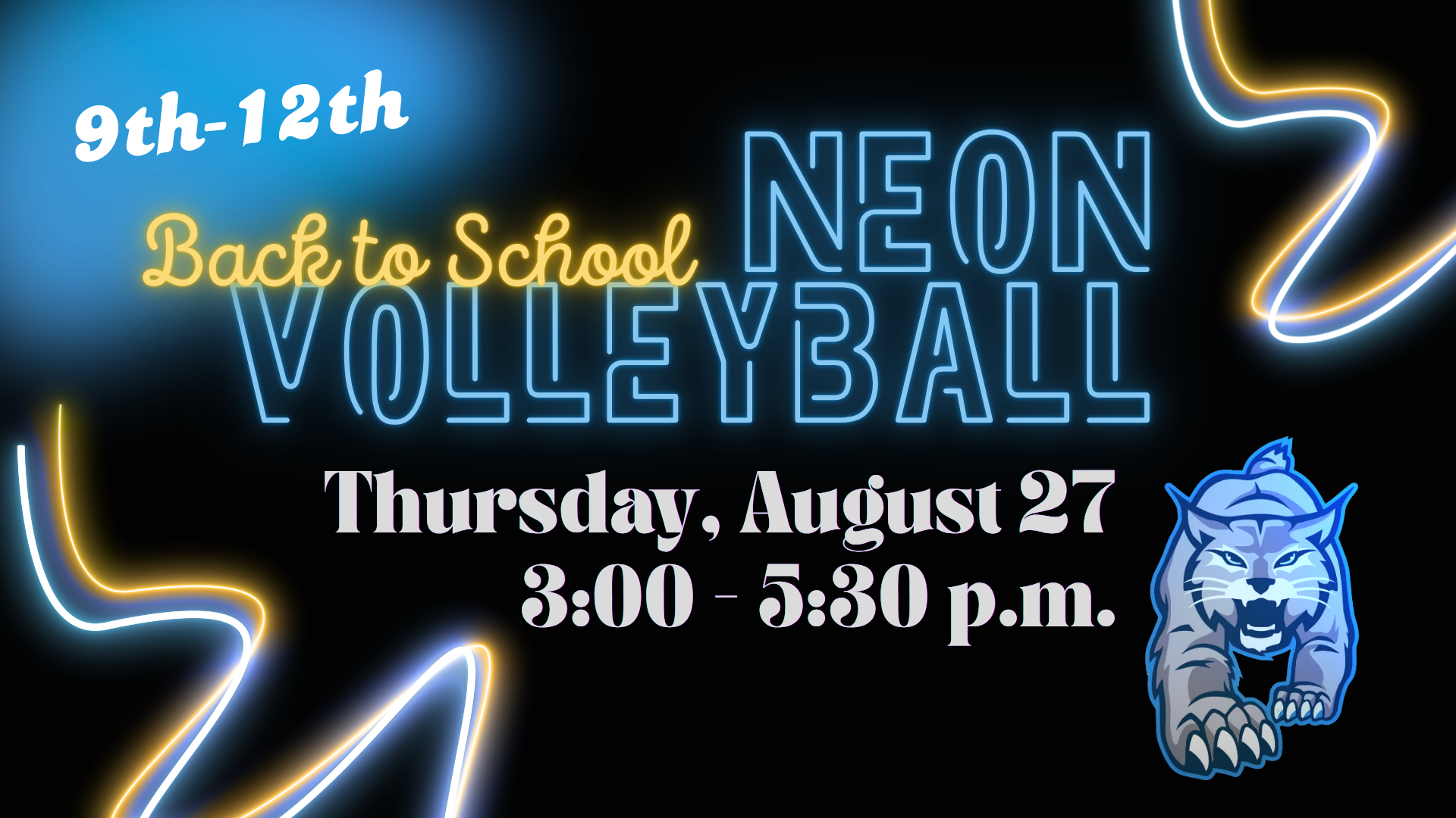 Neon Volleyball