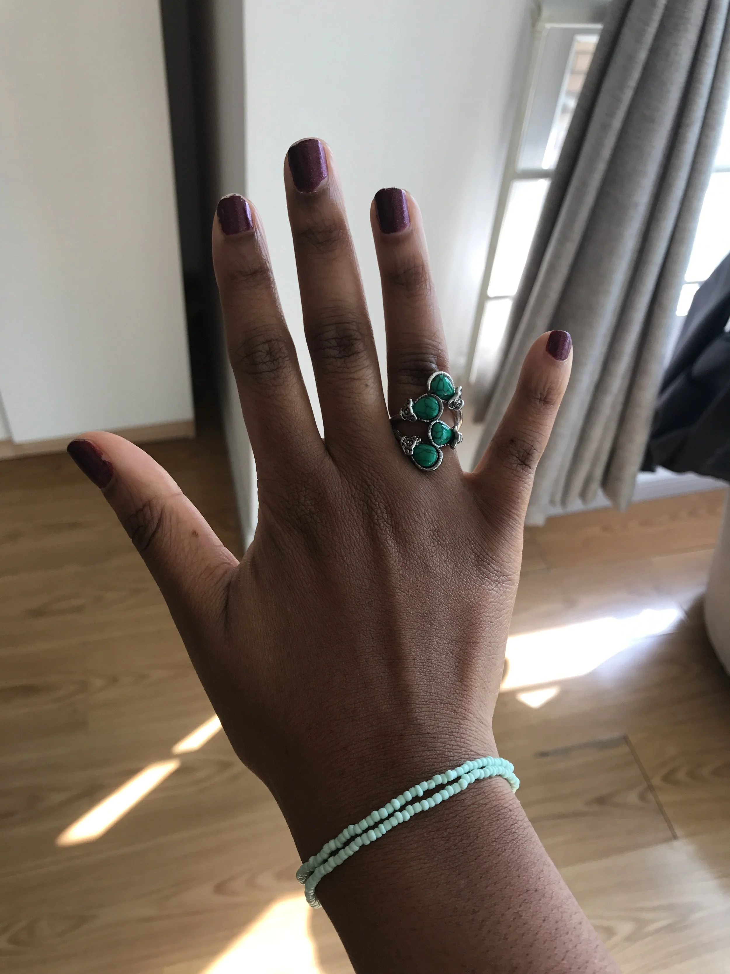 This ring was haggled down from 30 yuan to 15...yessssss