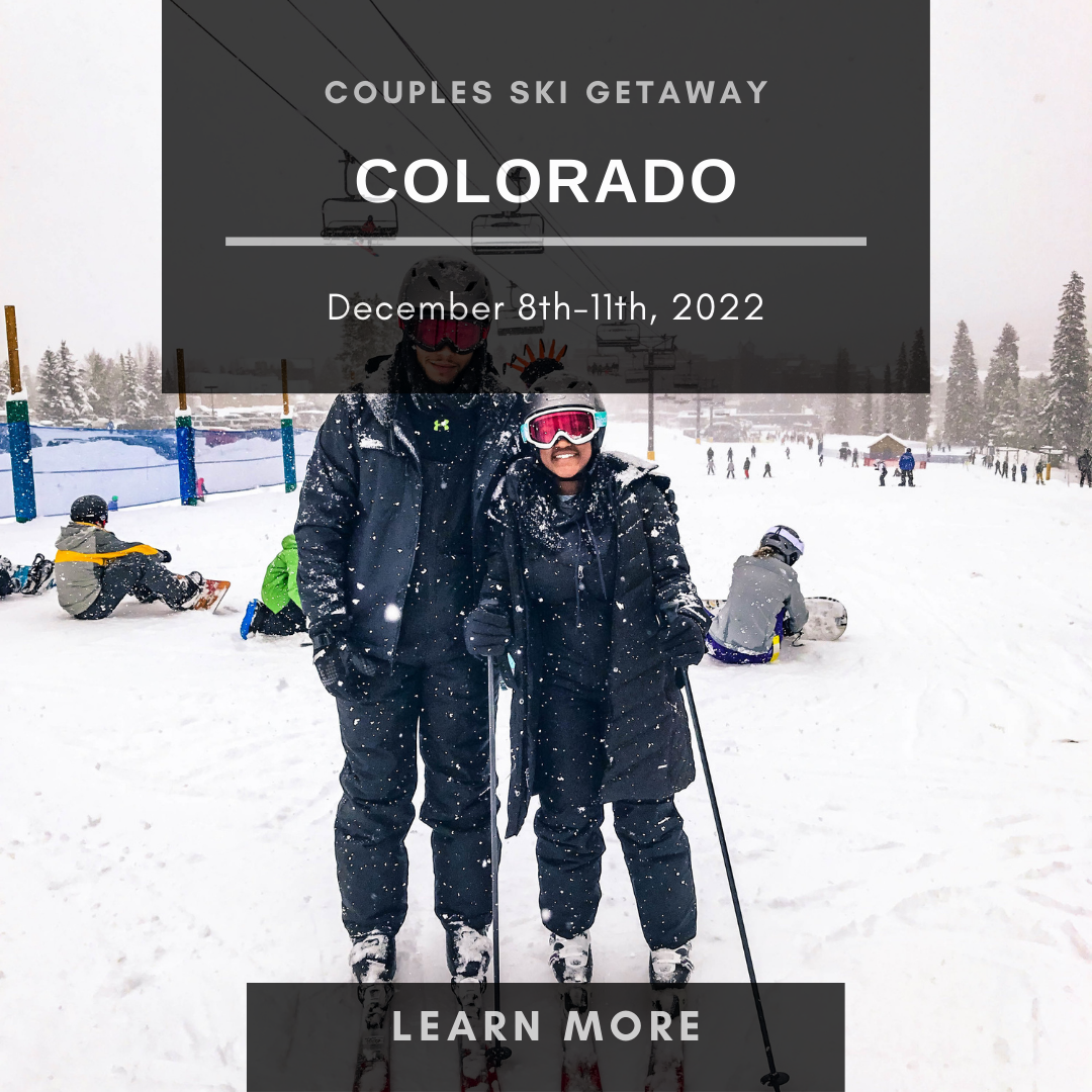 Couples ski trip