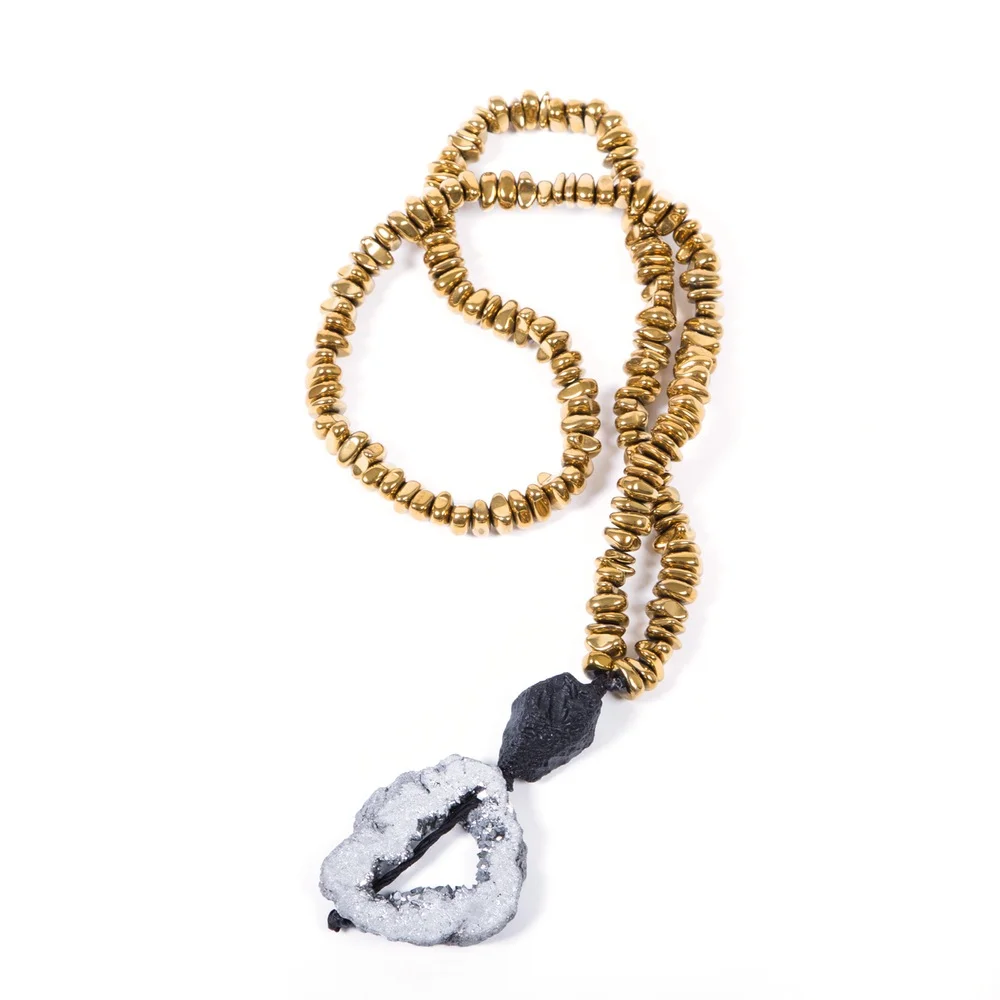 Long Gold and Chunky Silver  Vania & David