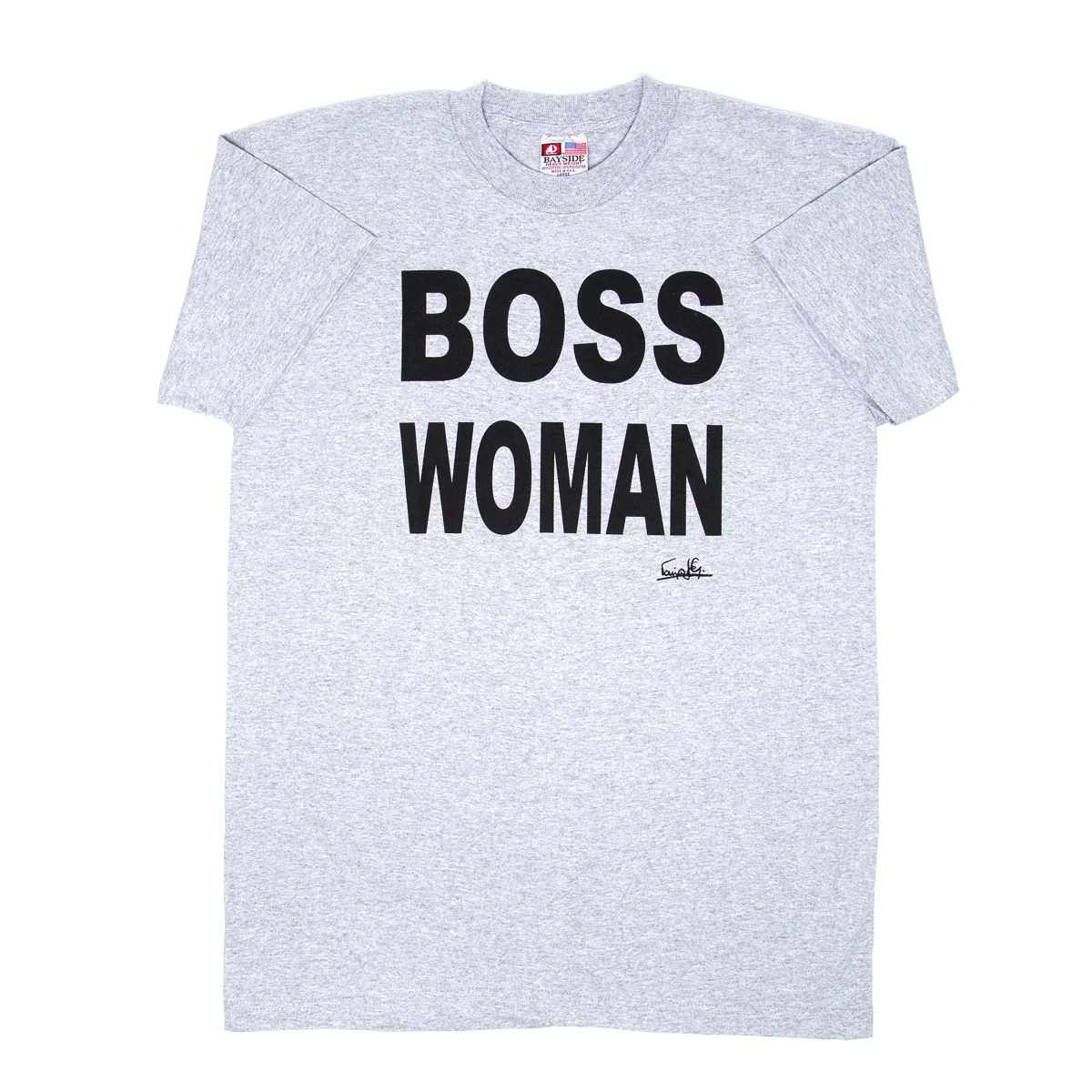 Boss Woman T-Shirt Gray