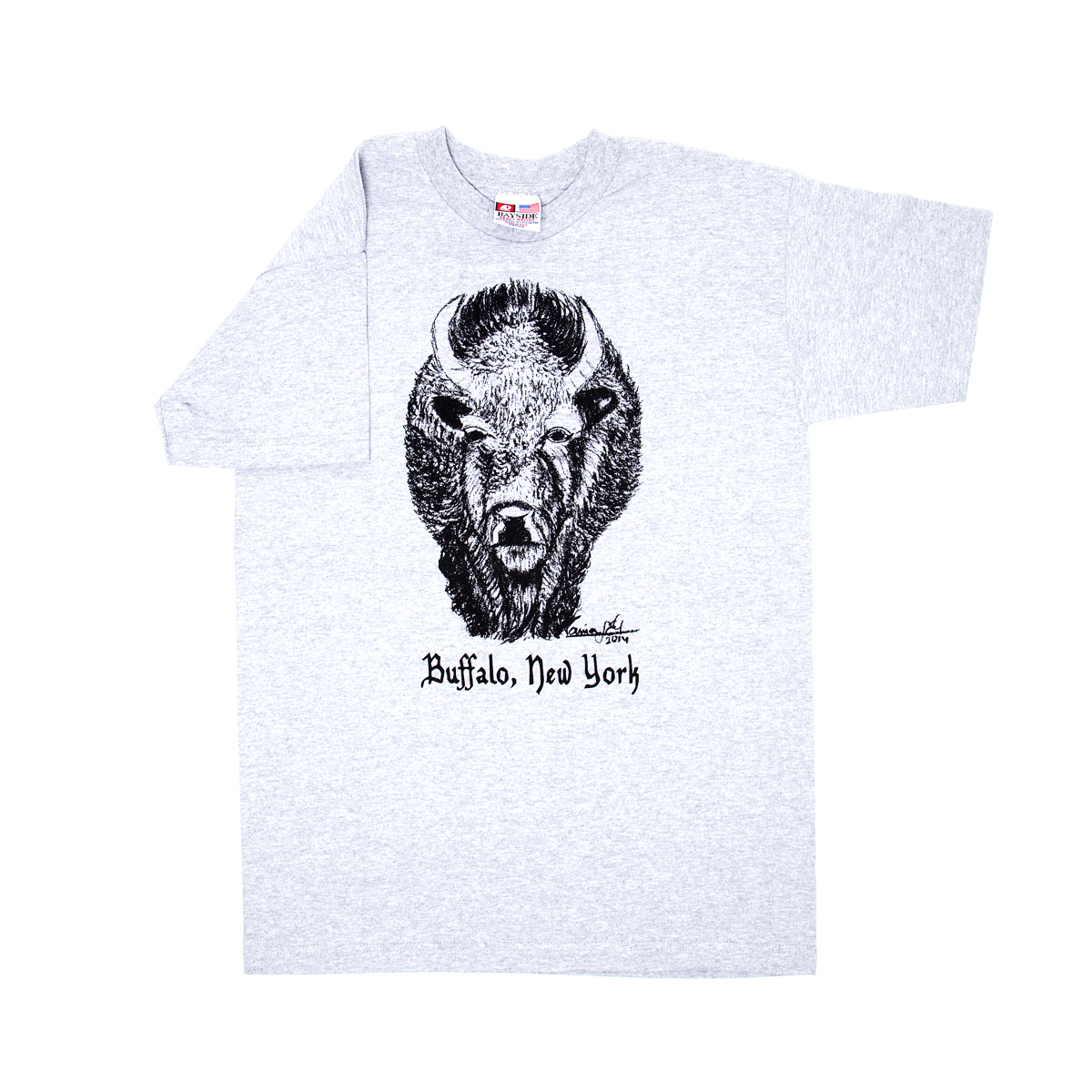 Miracle Buffalo T-Shirt Gray — Vania 