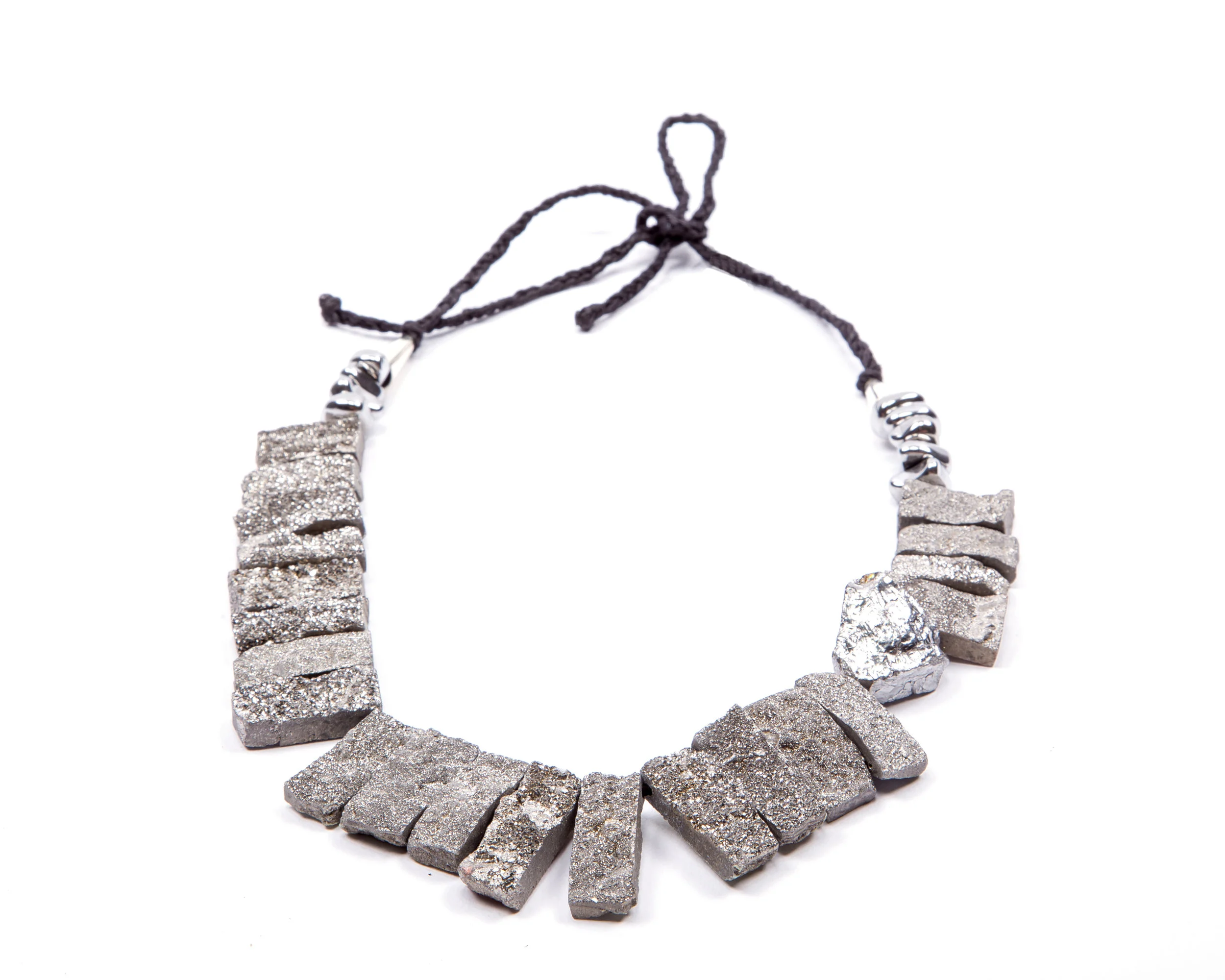 Silver and Silver Necklace