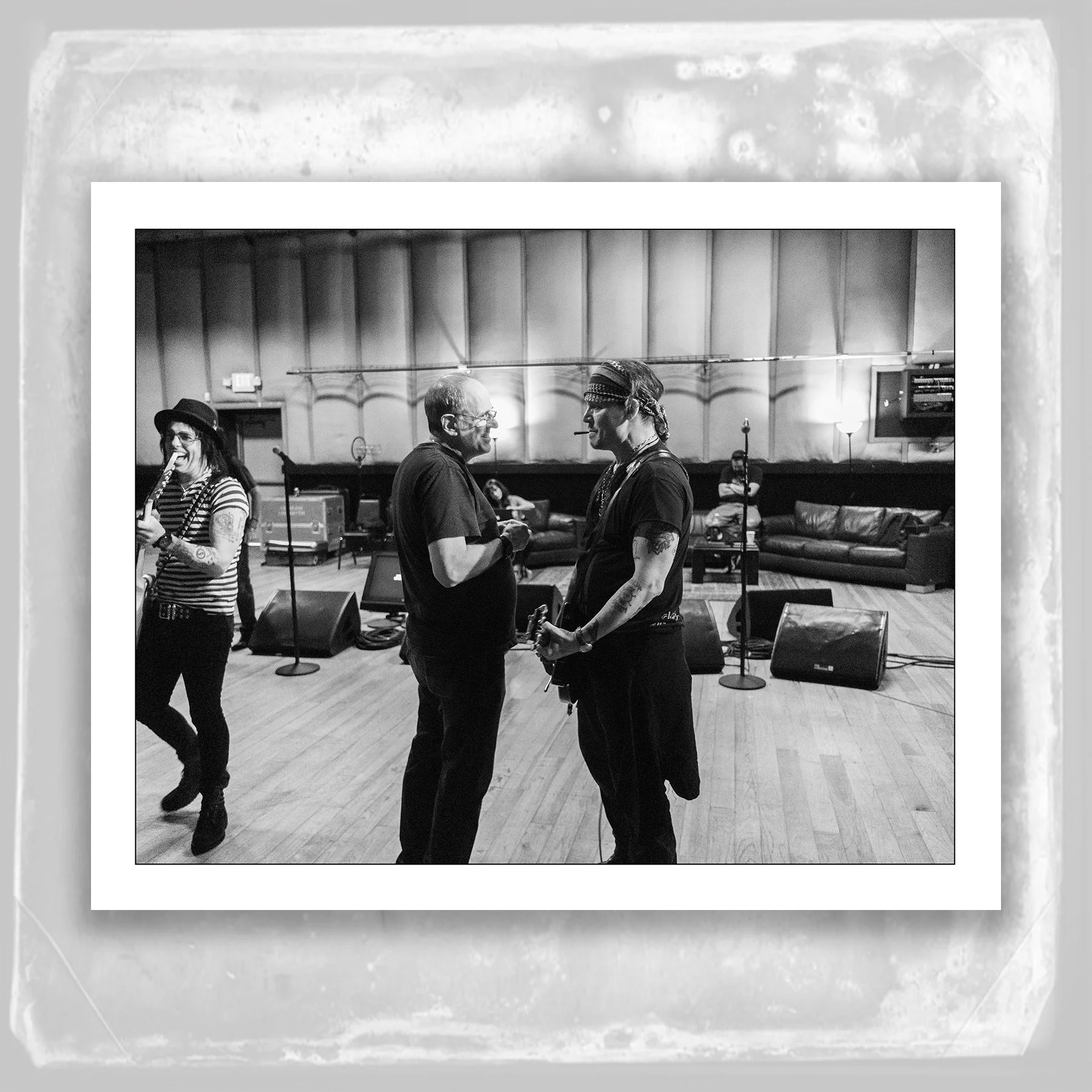 8X10 - Bob Ezrin And Johnny Depp - Limited Edition Fine Art Print