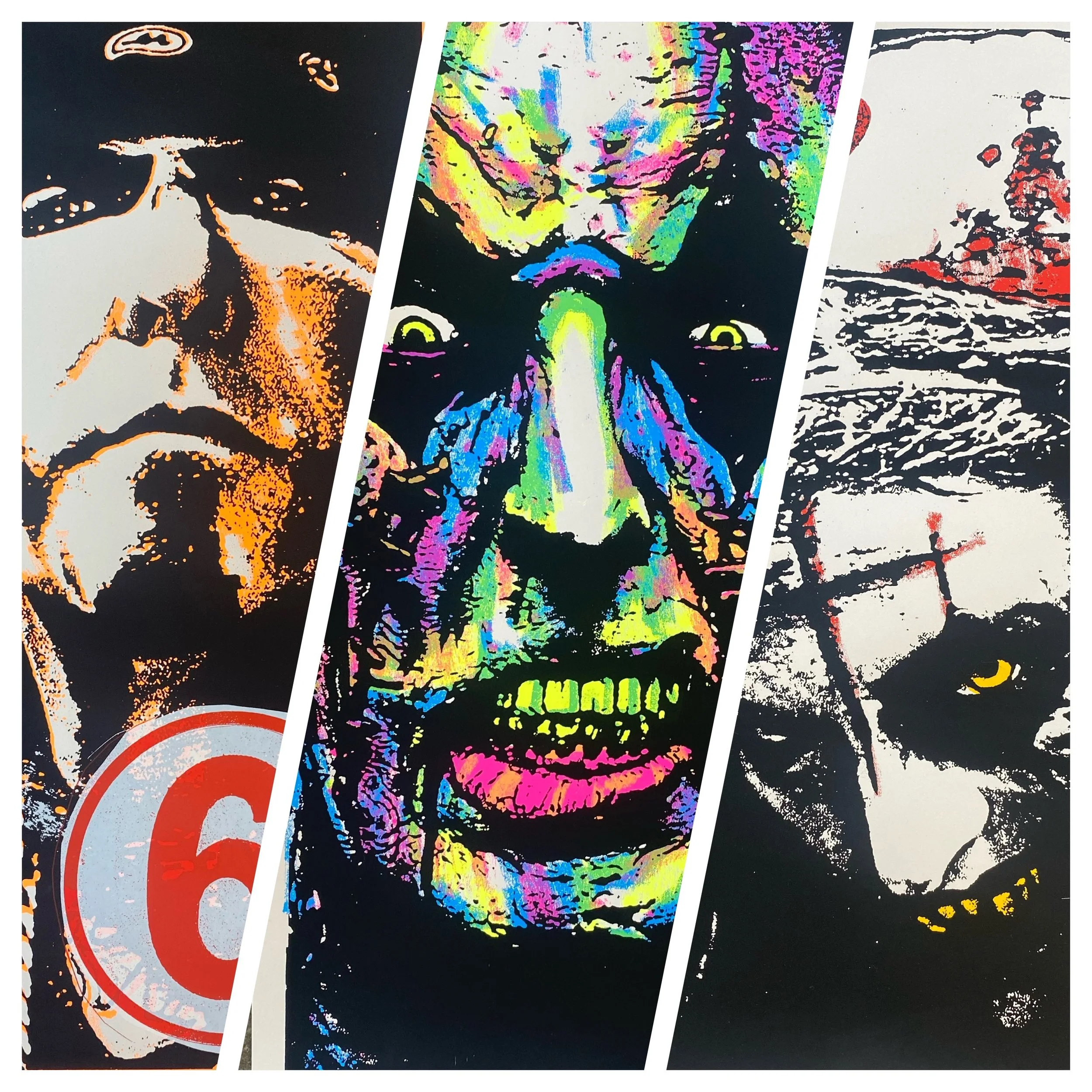 10X20 Screen Print Poster In Collaboration With Jim Madison / Print Destroyer - Only 13 Made Of Each Print!!