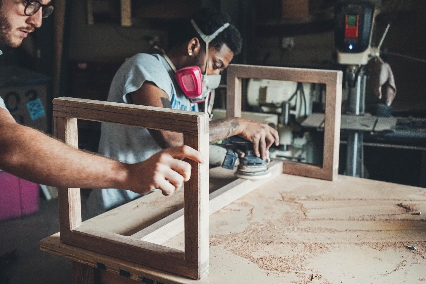 Crafting a brighter future, one piece of wood at a time 🪵☀️ #EmployTrainMentor #CustomWoodworking #nashville