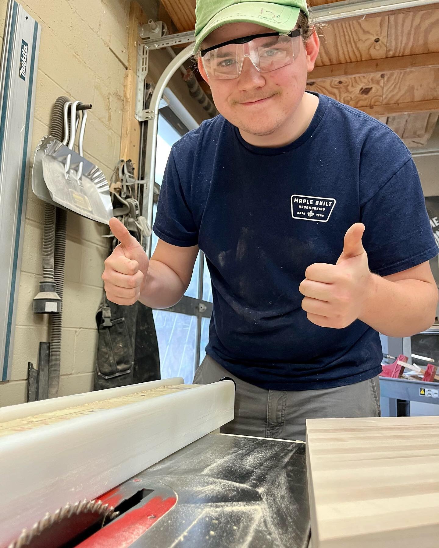Henry is excited about the current project in the shop! More to come soon! #EmployTrainMentor