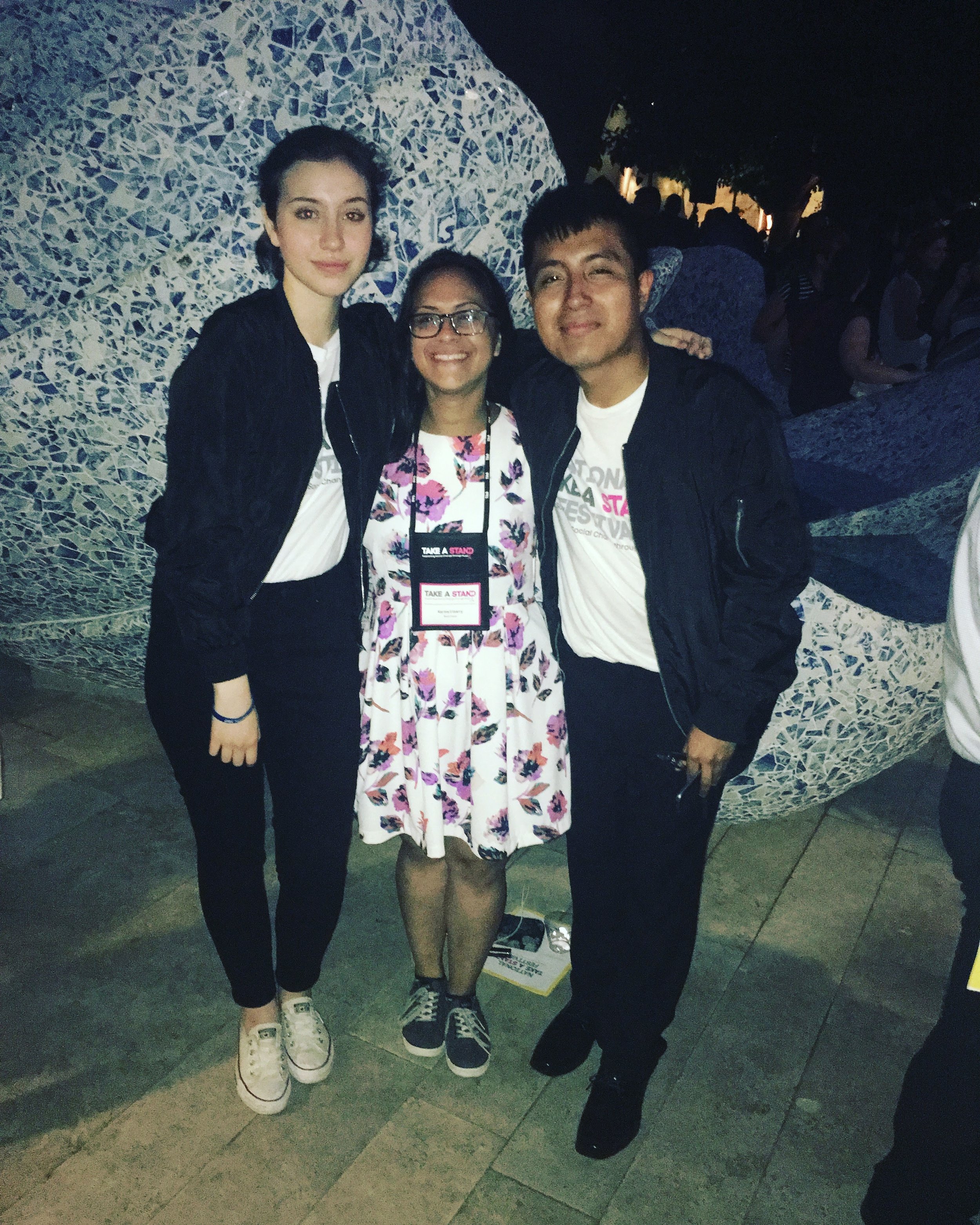 Post-concert reception.