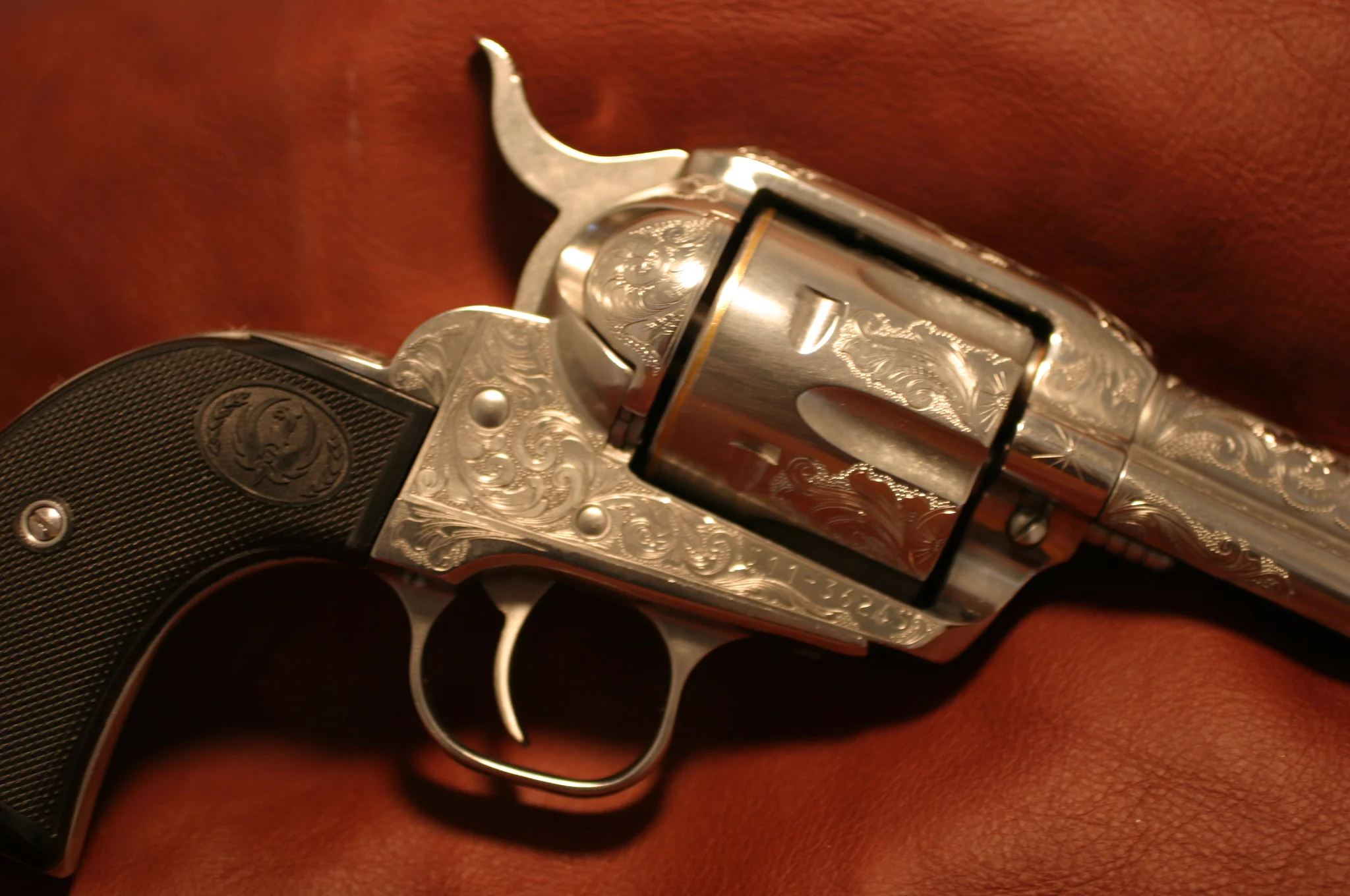 Engraved Ruger Vaquero
