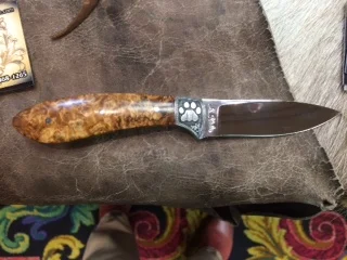 Engraved Scott Kirko Knife