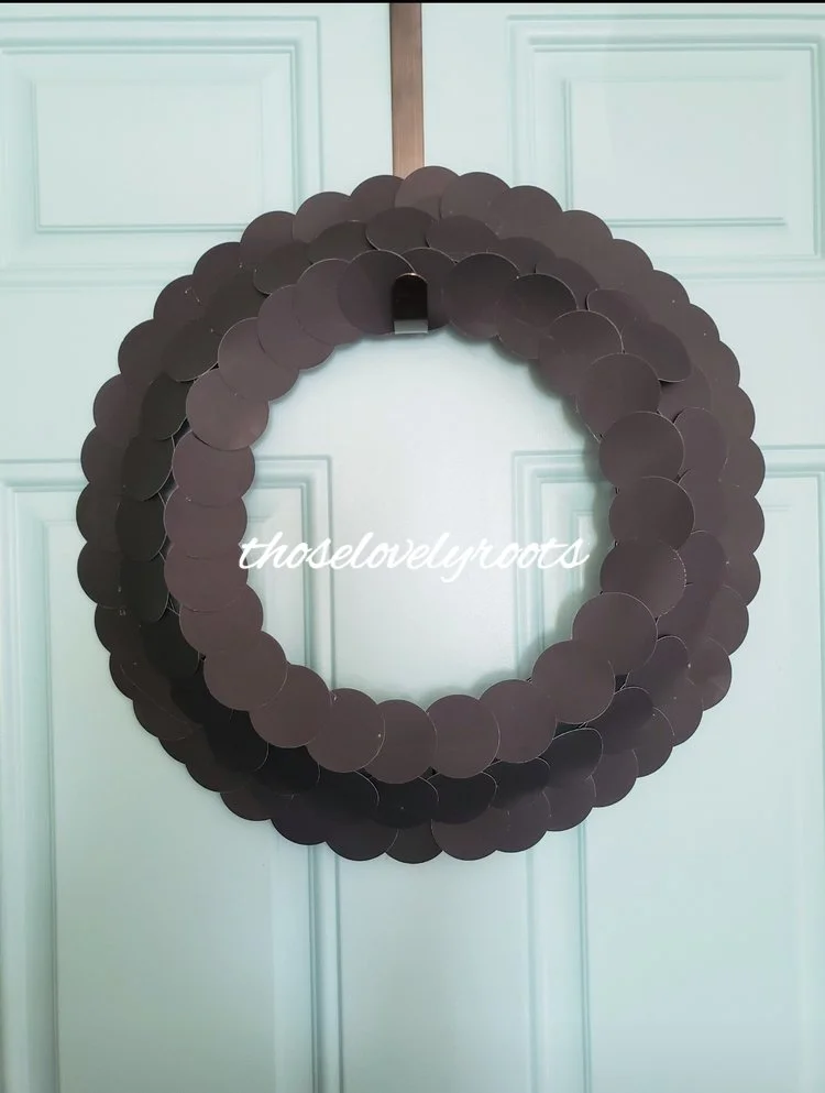 Dollar Tree Halloween wreath 