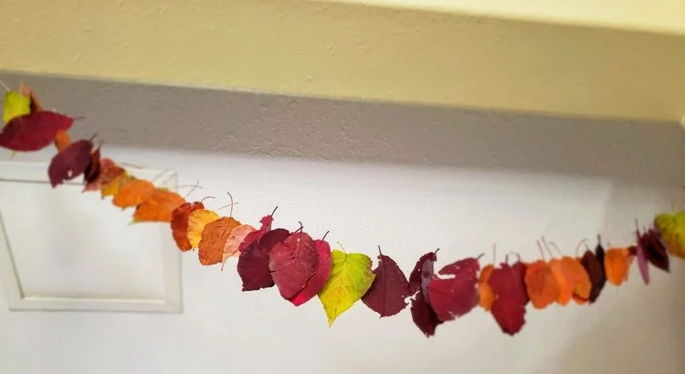 Natural Autumn Leaf Garland