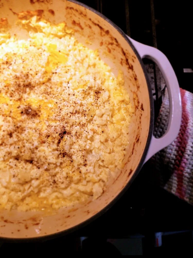 cheesy cauliflower bake (keto)