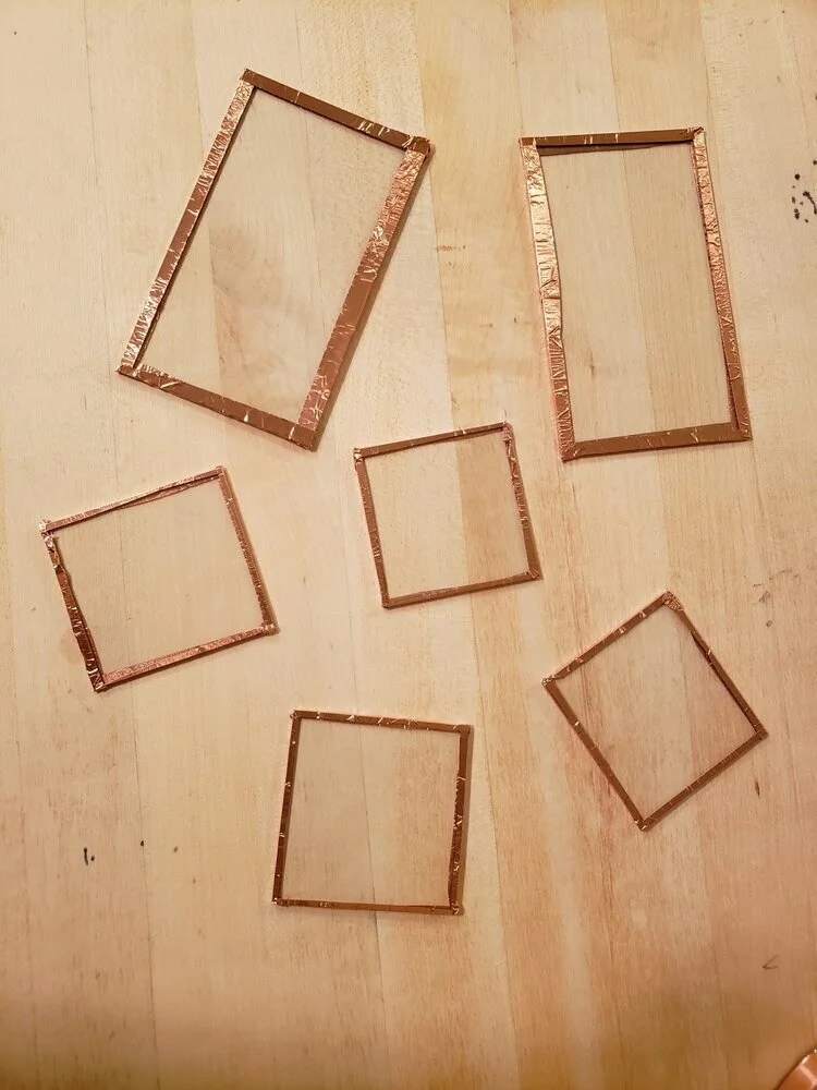 cutting glass for pressed flower frames