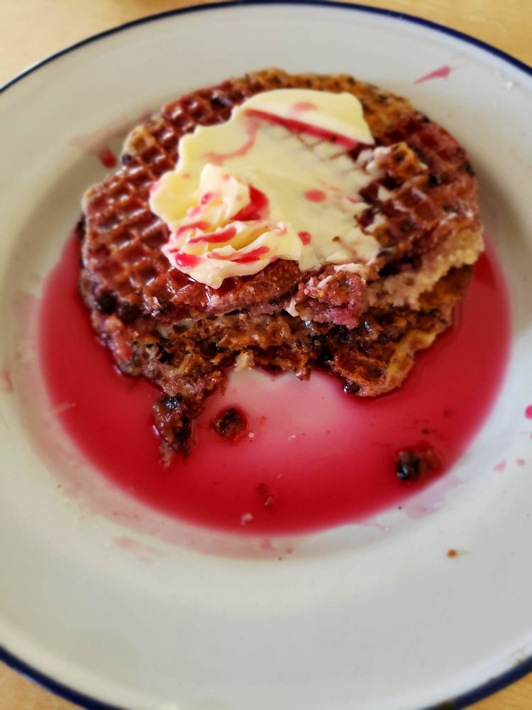 Elderberry waffles
