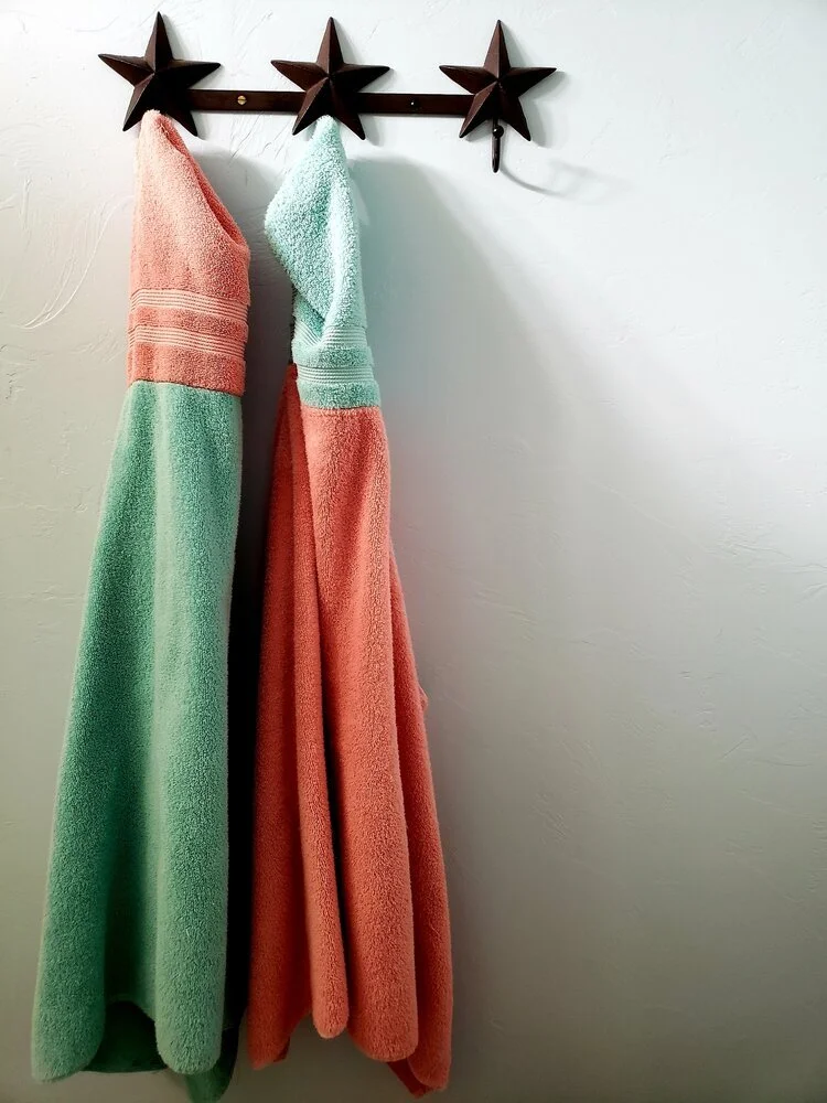 DIY hooded bath towels