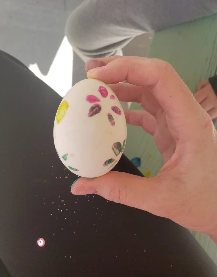 Hand-painted Easter eggs