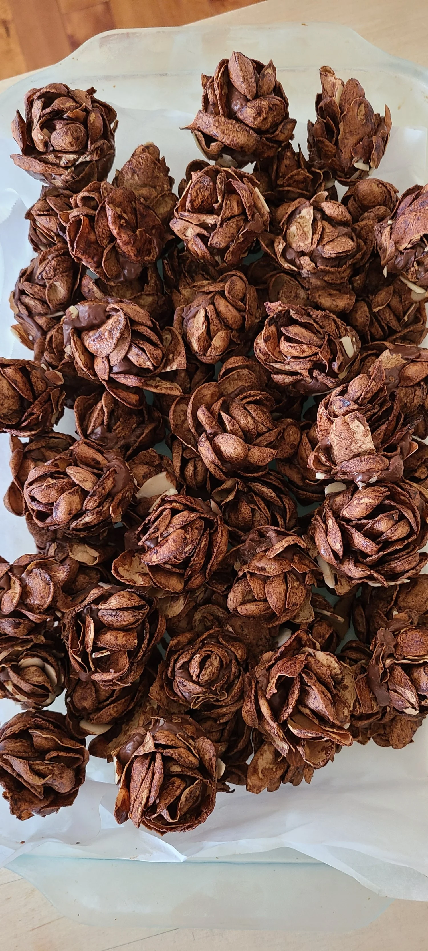 Chocolate Christmas Pinecones