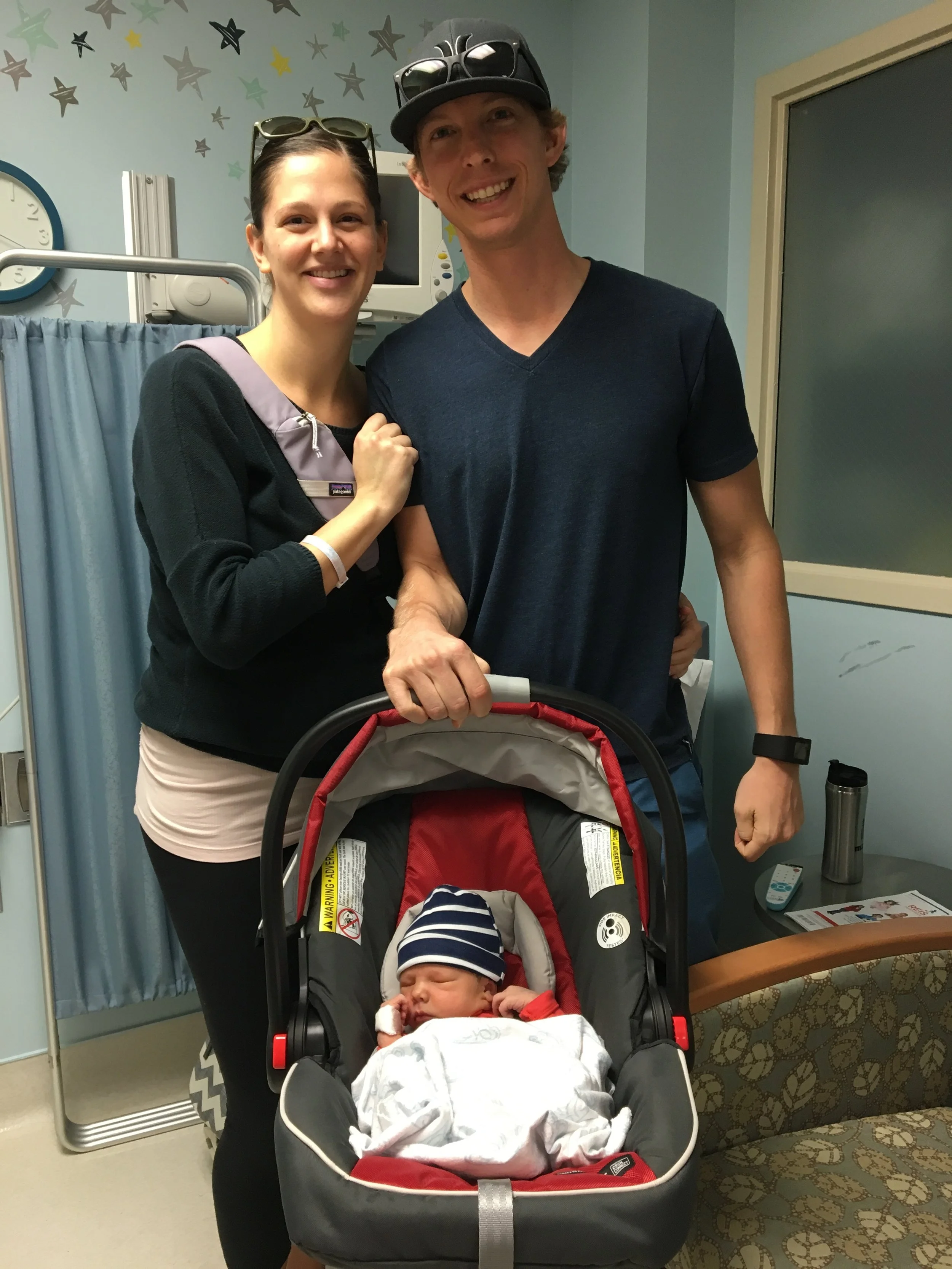 January 10th, 2017 -- after 8 days in the nursery, we are finally heading HOME! 