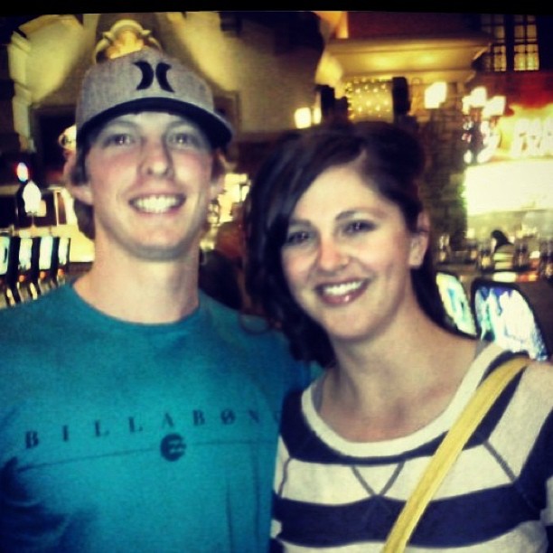 February 26th, 2013 -- Tom flew to Vegas to have lunch with me. Little did I know, two years later, he'd be my husband!