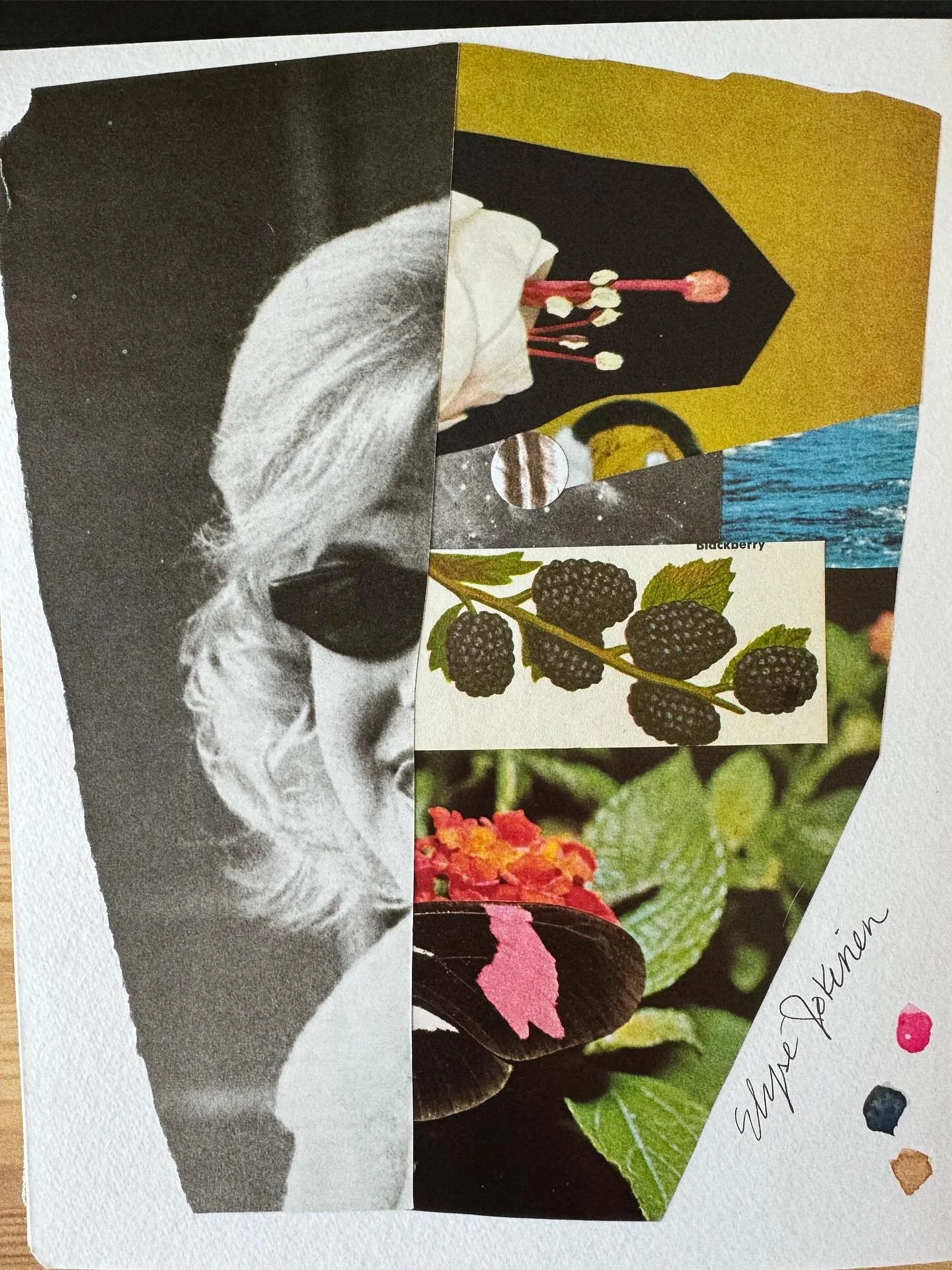 1. Recent collage I made in my sketchbook at my local library&rsquo;s junk journal meet-up. Good chats, awesome work and a much needed night of adult conversation! 😆📒
2. Found this gem at the antique store yesterday &mdash; this is a screenshot fro