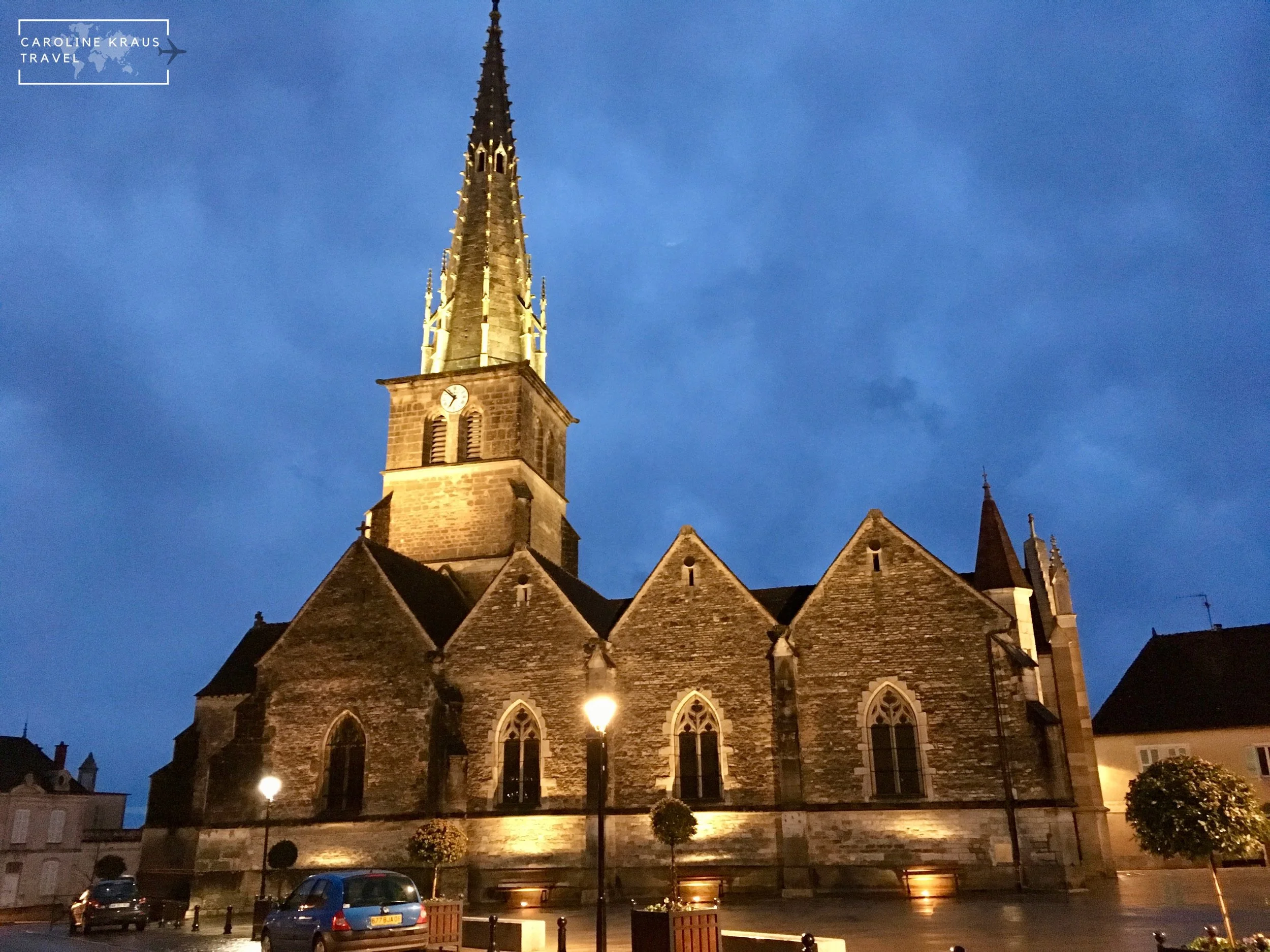 The church in Meursault