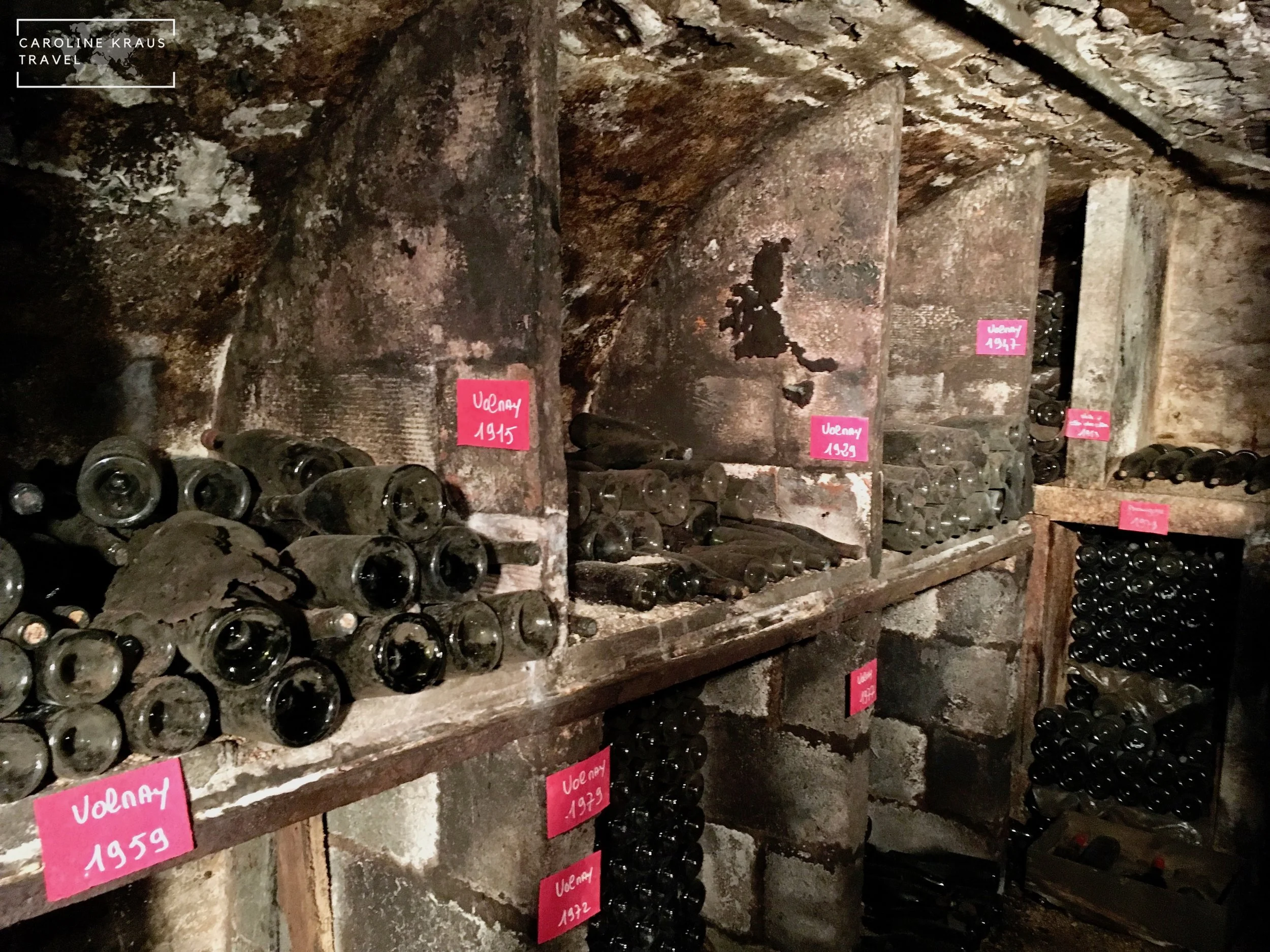 The wine caves at Domaine Francois Buffet in Volnay