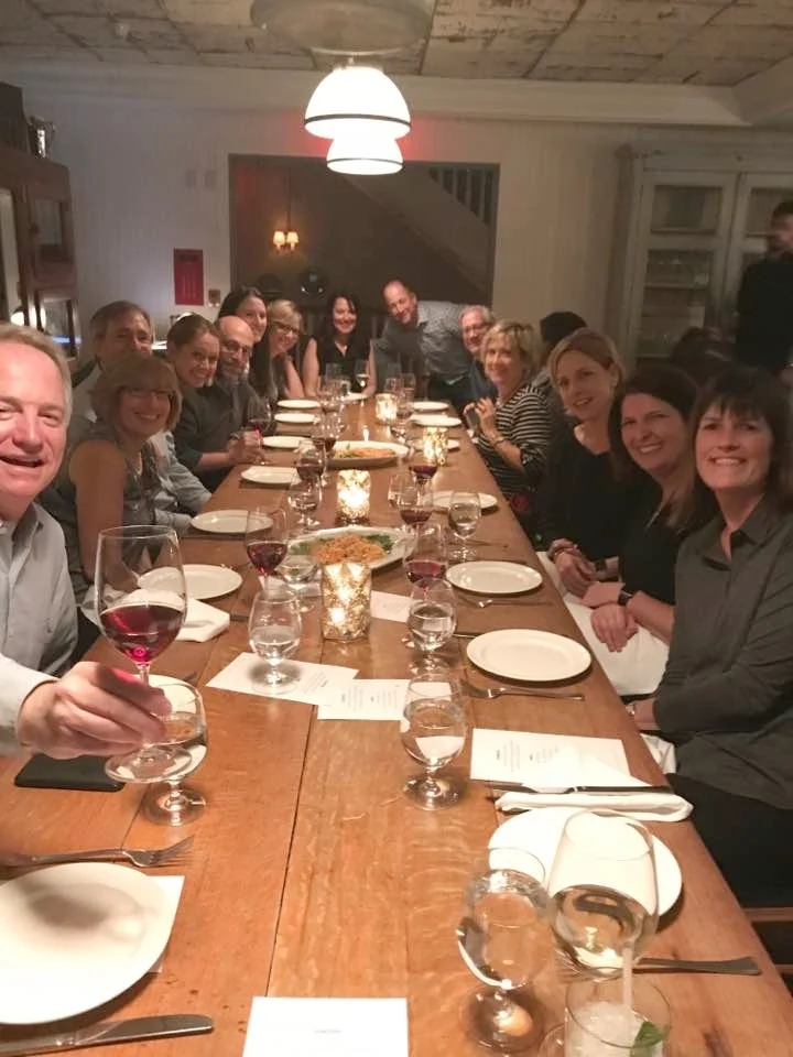 Excomm members at work and play