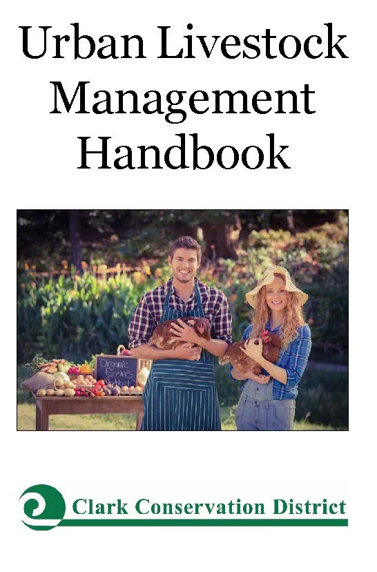 Urban Livestock Management Handbook