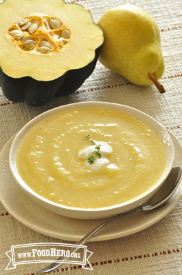 Autumn Squash Bisque with Ginger