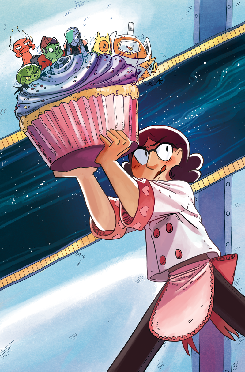 Space Battle Lunchtime Issue #3 Cover