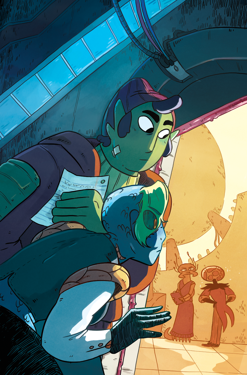 Space Battle Lunchtime Issue #5 Cover