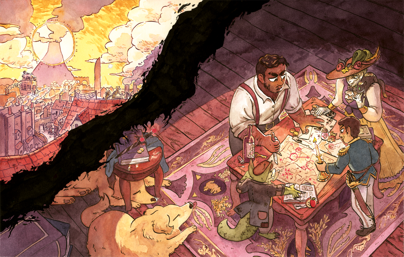 'City of Light' Marielda Charity Zine Cover