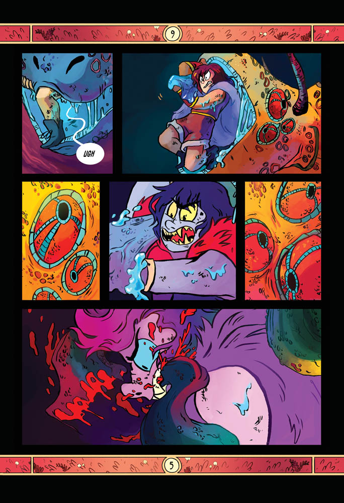  Snarlbear webcomic sample page, chapter 9 