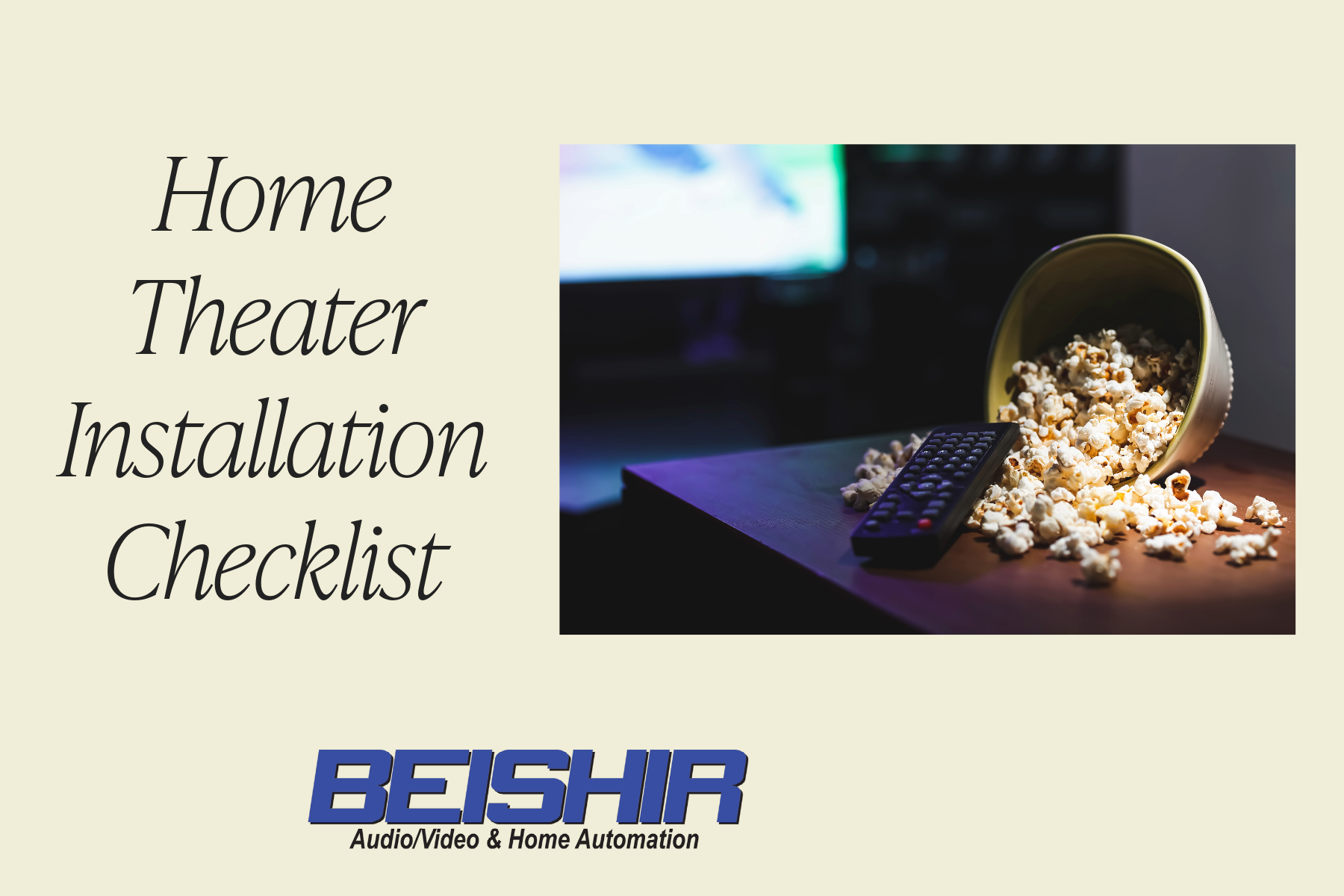 Your Home Theater Checklist