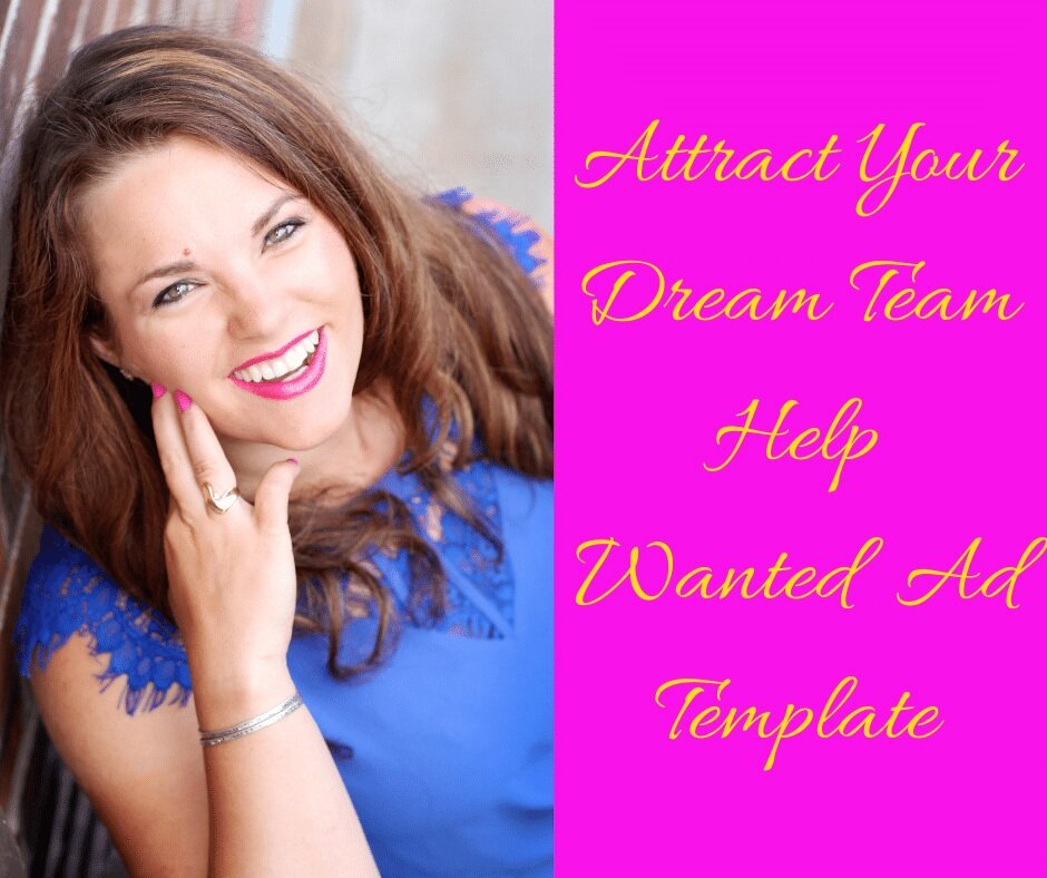 Attract Your Dream Team Help Wanted Ad Template (Copy)