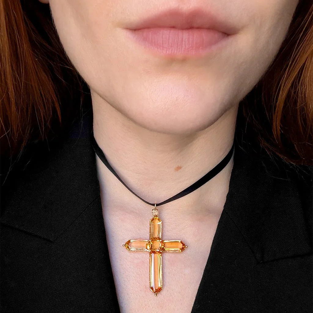 7346 - Antique Imperial Topaz Cross Pendant Model Web.jpg