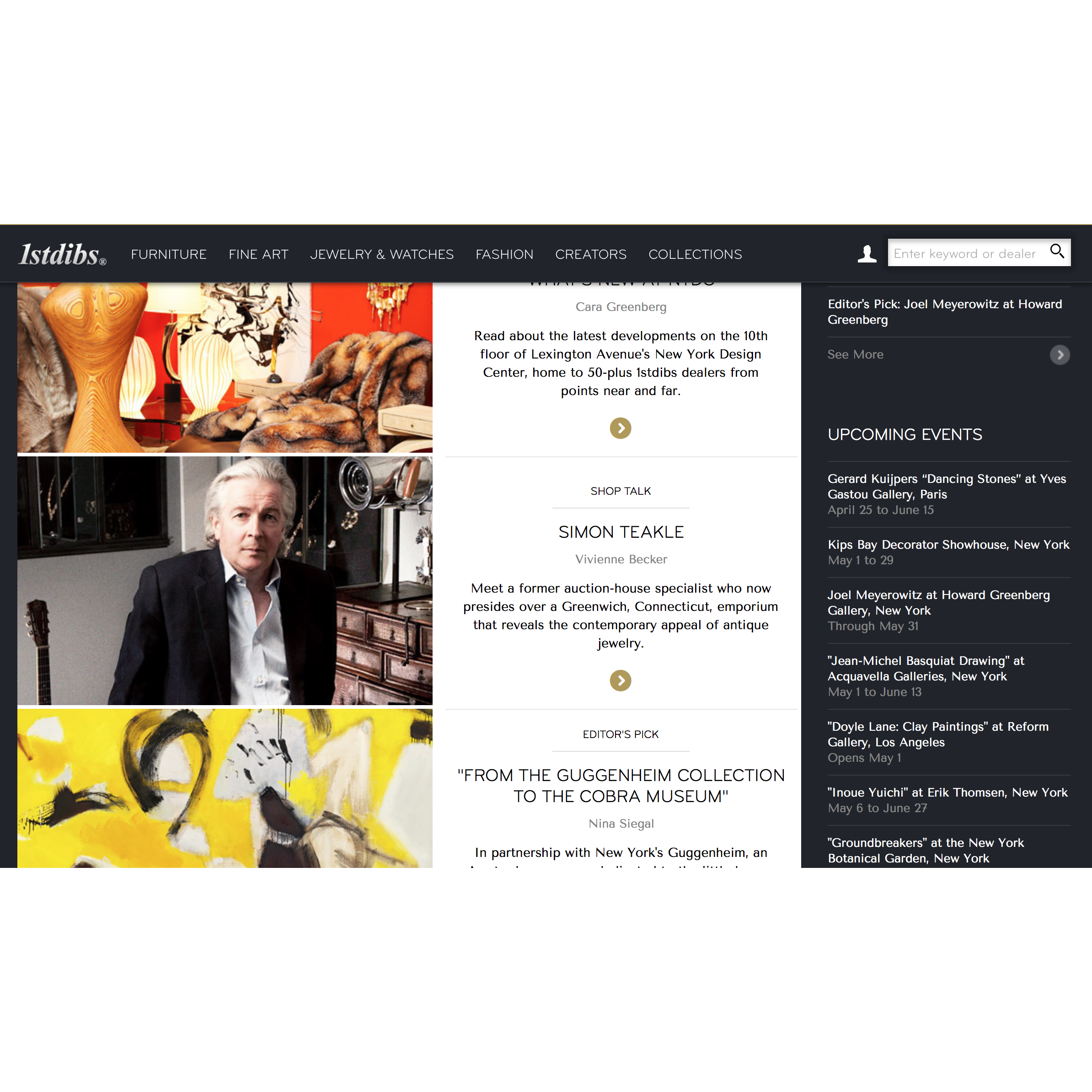 1stdibs  Shop Talk 