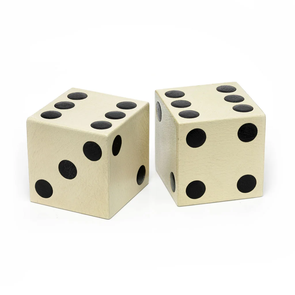 Pair of leather bookends by Asprey, circa 1980