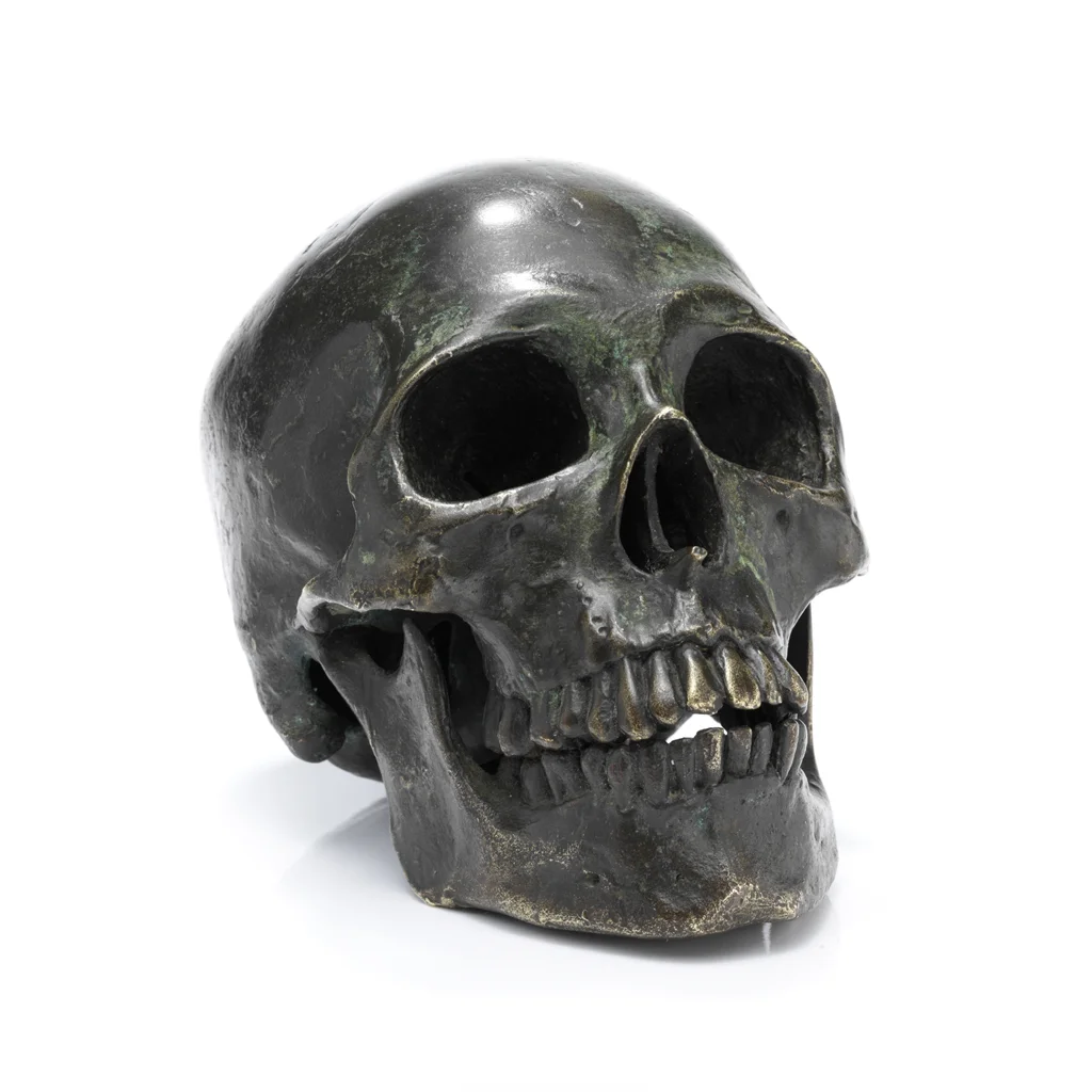 Bronze skull