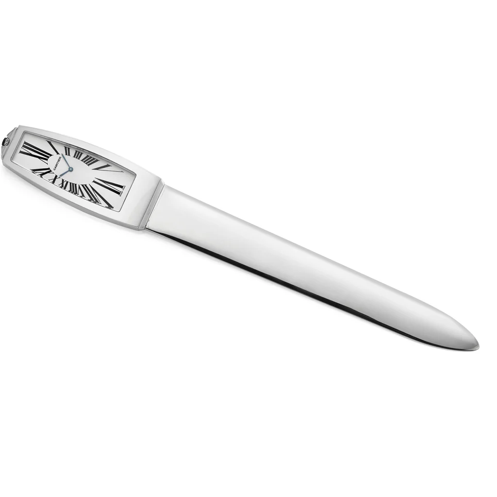 Steel letter opener by Cartier
