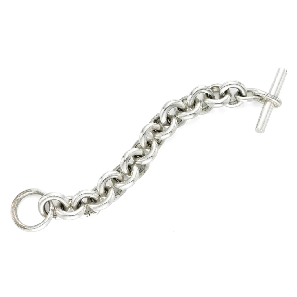 Giant silver bracelet, circa 1970