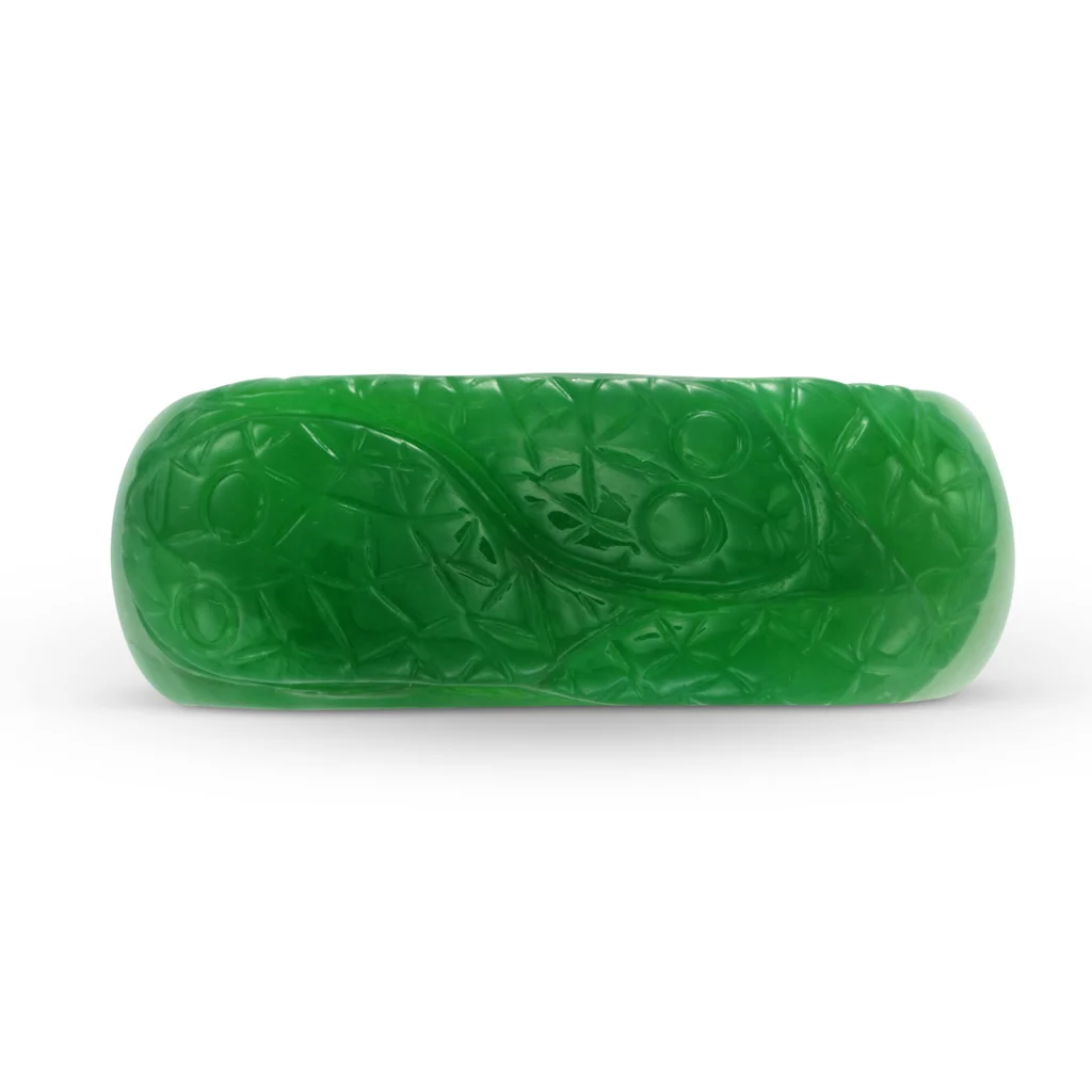 Jade Saddle Ring, circa 1920