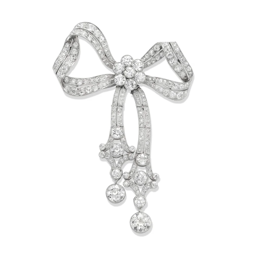 Belle Epoque diamond brooch, circa 1915