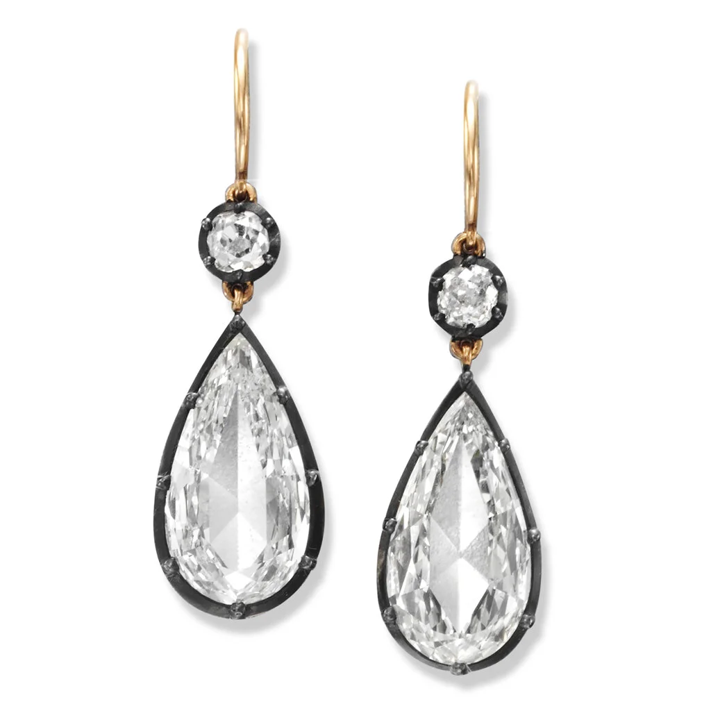 Diamond Drop Earrings