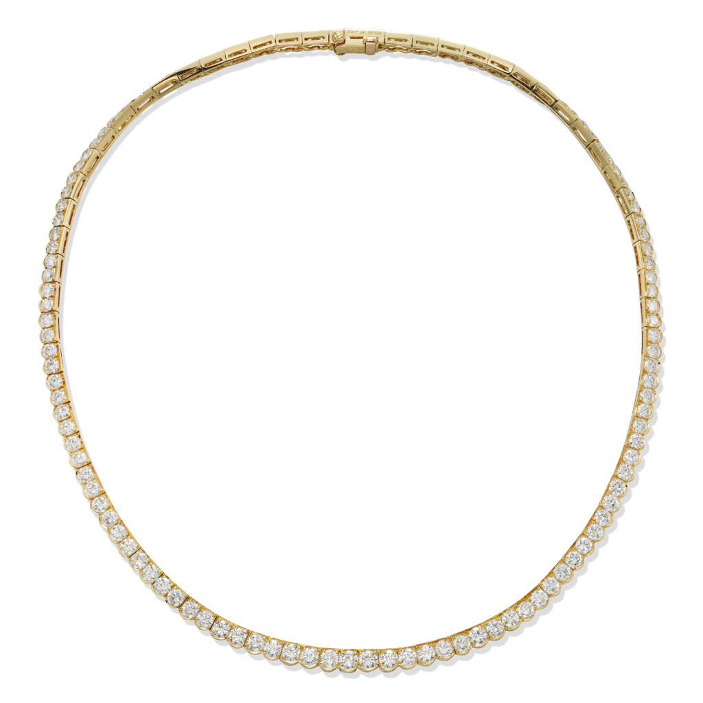 18kt gold &amp; diamond necklace by Van Cleef &amp; Arpels