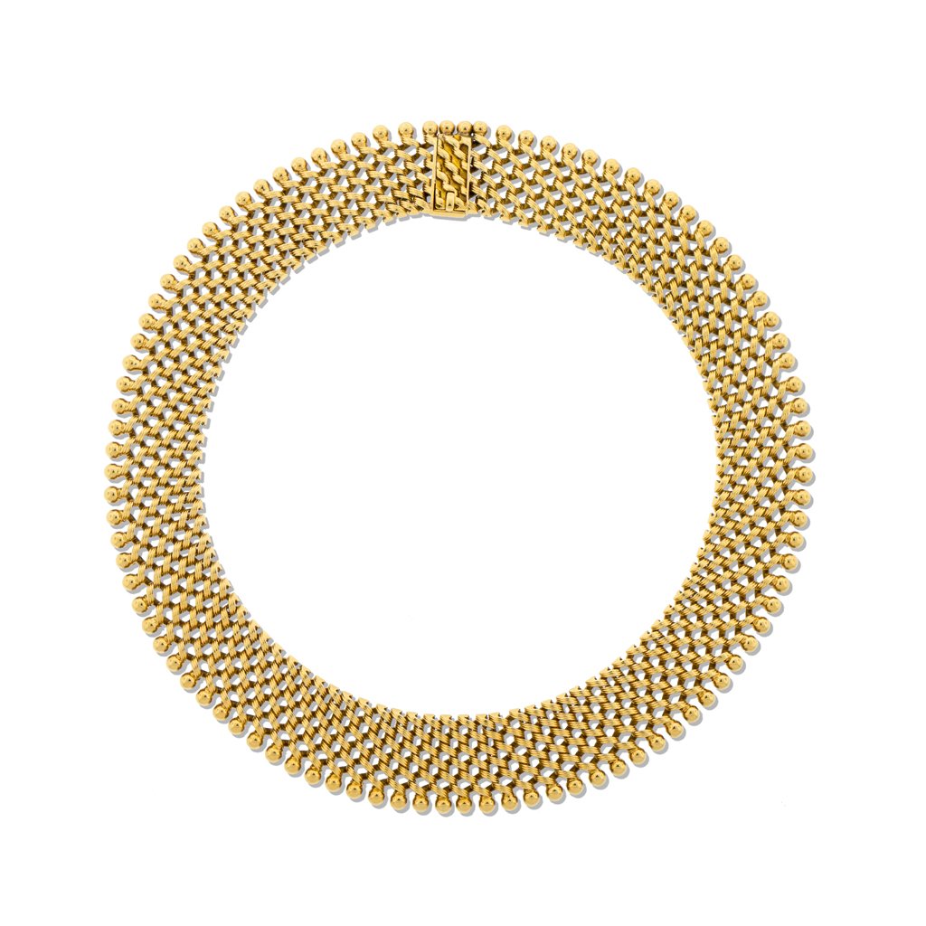 Woven Collar Necklace by Georges Lenfant