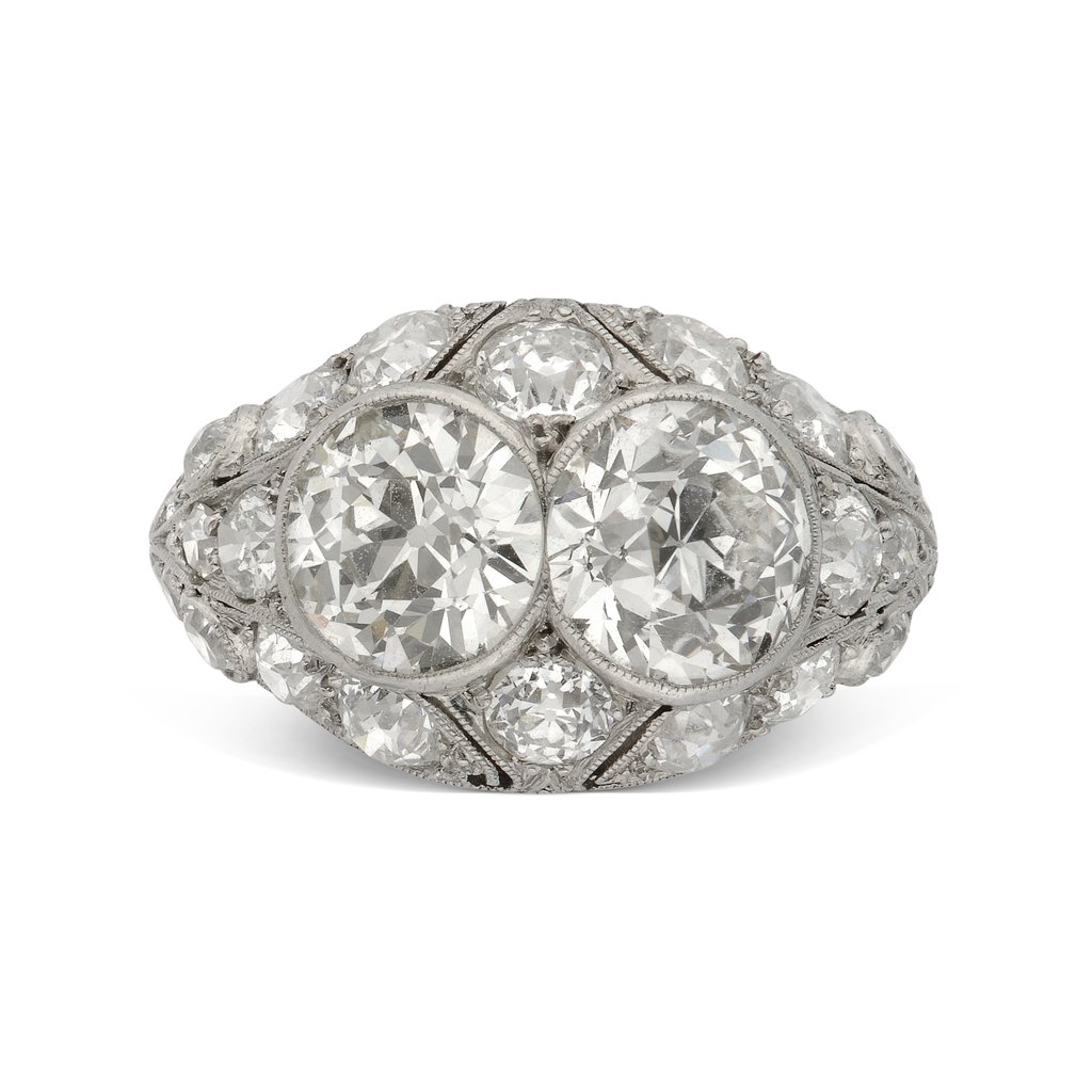 Art Deco Diamond Cocktail Ring, circa 1920