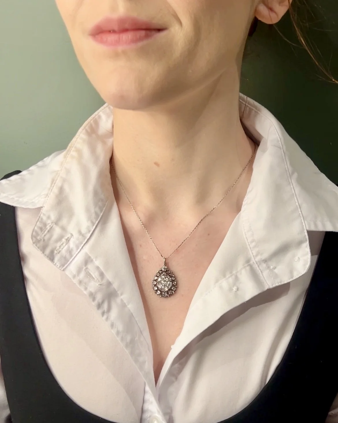 Victorian Diamond Pendant, circa 1830 — Simon Teakle